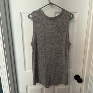 a new day Heather Gray Muscle Tee